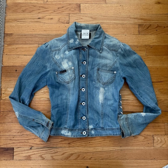 Vintage Y2K Dolce & Gabanna Denm Jacket Size XS - Picture 1 of 8